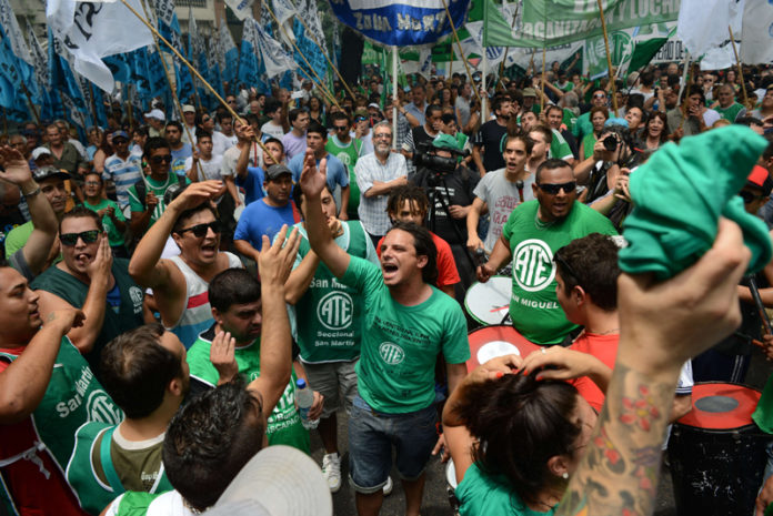 ARGENTINA-WORKERS-PROTEST